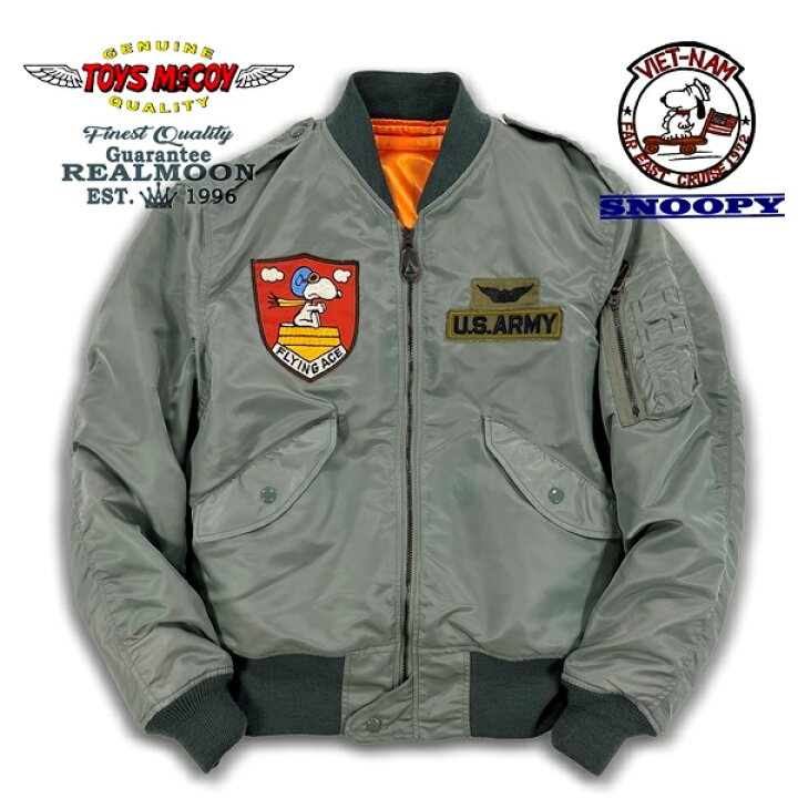楽天市場】TOYS McCOY × SNOOPY TYPE L-2B No.TMJ2414RM MIL-J-7448E 