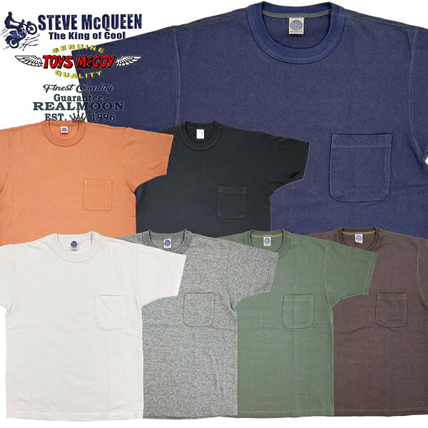 TOYS McCOY ポケット TEE  No.TMC2410  "ザ・グレート・アメリカン・ヒーロー"  トイズマッコイ スティーブ・マックイーン  ポケT 無地T 半袖 Tシャツ  メンズファッション アメカジ