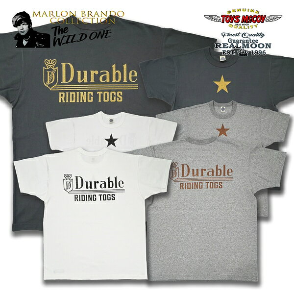 TOYS McCOY デュラブル TEE  No.TMC2533  "ワンスター"  トイズマッコイ ワイルドワン DURABLE  半袖 Tシャツ メンズファッション アメカジ