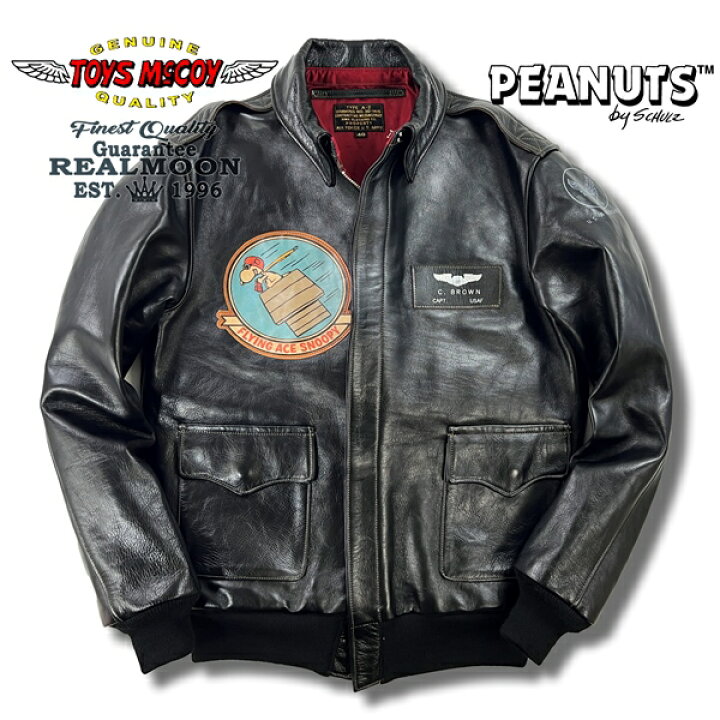 楽天市場】TOYS McCOY × SNOOPY TYPE A-2 RWA No.TMJ2502 ブラックver 