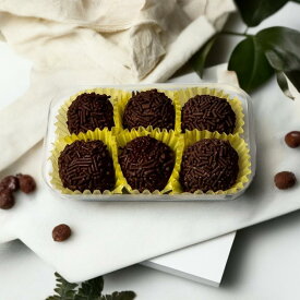 (0812)BRIGADEIRO 6UNIDADES チョコスプレーソフトキャンディー6個　チョコ味　チョコスプレー　柔らかいチョコ　コンデンスミルク