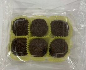 (0812)BRIGADEIRO 6UNIDADES チョコスプレーソフトキャンディー6個　チョコ味　チョコスプレー　柔らかいチョコ　コンデンスミルク