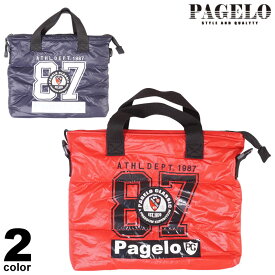 PAGELO パジェロ 2wayバッグ メンズ 秋冬 プリント ロゴ ショルダーバッグ 軽量 p0-0215-07