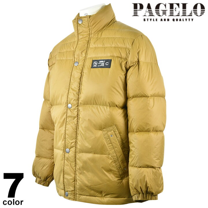 楽天市場】PAGELO パジェロ ダウンジャケット メンズ 2023秋冬 防寒 