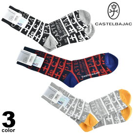 CASTELBAJAC カステルバジャック ソックス ファッション雑貨 秋冬 日本製 靴下 ロゴ 38-0305-56