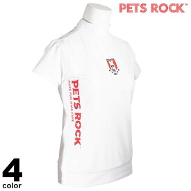 PETS ROCK ペッツロック 半袖 カットソー レディース 春夏 モックネック ゴルフ GOLF 4color ロゴ A0-2580-21