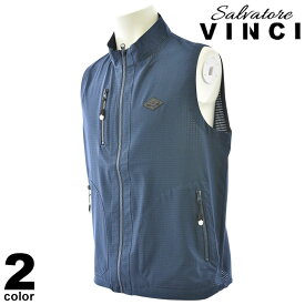 VINCI ヴィンチ メッシュベスト メンズ 春夏 フルジップ アウトドア メッシュ 41-3500-09