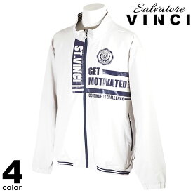VINCI ヴィンチ ブルゾン メンズ 春夏 ジャケット プリント ジップアップ ロゴ 31-3101-29