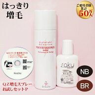 超耐水増毛スプレー「QZ増毛スプレーお試しセットP」増毛パウダーやヘアシャドウ、ヘアシート、増毛エク…