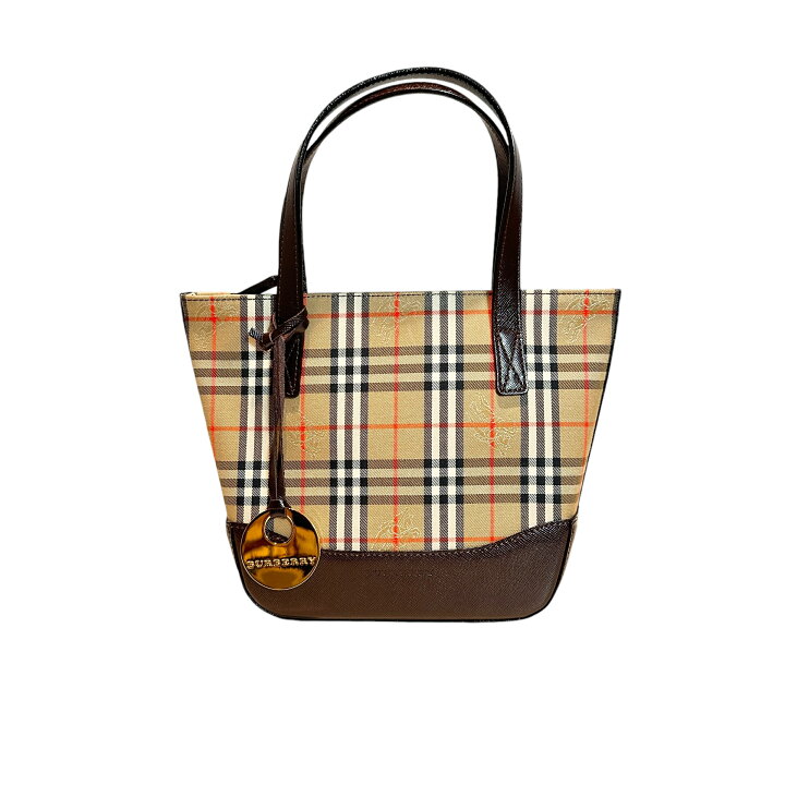 楽天市場】Burberry バーバリー ノバチェック ハンドバッグ ベージュ 