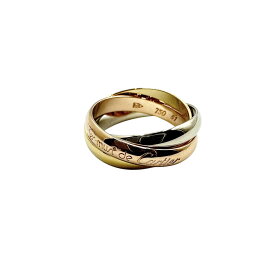 Cartier カルティエ トリニティ リング #51 K18YG 20986