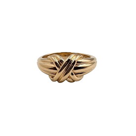 TIFFANY & Co. ティファニー シグネチャー リング K18YG 16号 27224
