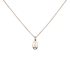 Cartier カルティエ ロゴ ドゥーブルC ダイヤ ピンクゴールド 26995