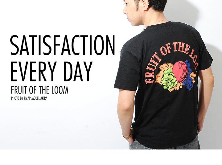 楽天市場】ロゴバックプリント Tシャツ fruit of the loom フルーツ 