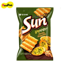 ● オリオン SUNチップガーリックバゲット味 4袋 80g ◆【韓国お菓子】◆おすすめ商品◆
