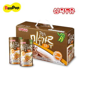 ● [サンユク]香ばしいミスカル豆乳1パック(190ml15個）ダイエット 健康飲料 韓国飲料 韓国飲みヘルシー
