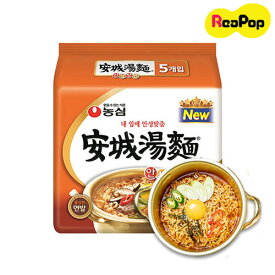 ● 農心 安城湯麺 125g x 5袋 アンソンタン麺 韓国ラーメン 韓国食品 アンソン湯麺