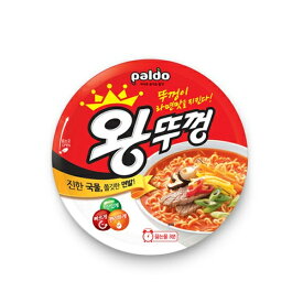 ● 王カップラーメン (110g x 1個) ワントゥッコン、ワントゥコン、王様のフタ、韓国食品、輸入食品、輸入食材、韓国食材、韓国料理、韓国お土産、非常食、防災用、防災グッズ、乾麺、インスタントラーメン、辛いラーメン、ラーメン