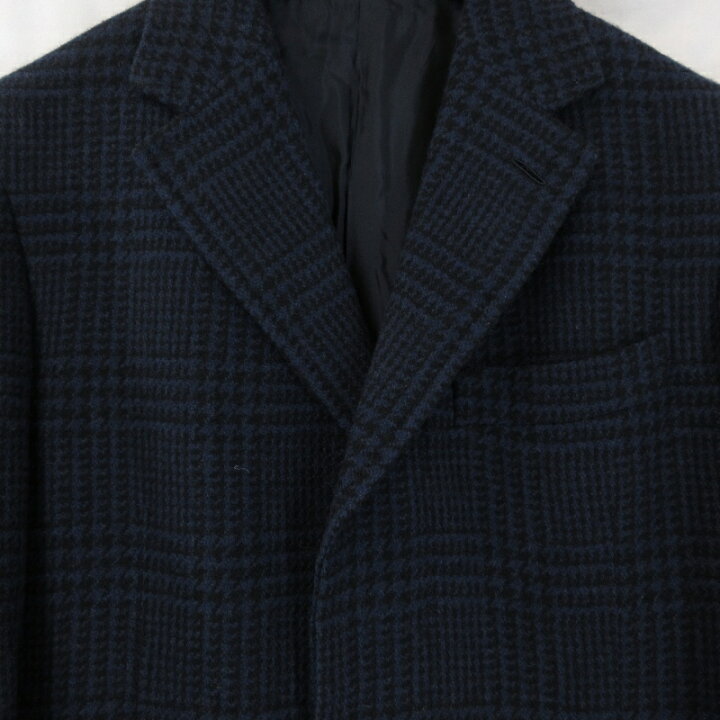 楽天市場】【中古】美品 CARUSO カルーゾ グレンプレイドポロコート 