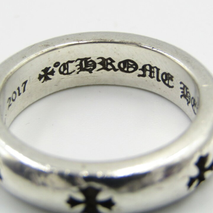 楽天市場】【中古】CHROME HEARTS クロムハーツ リング NEGATIVE CH 