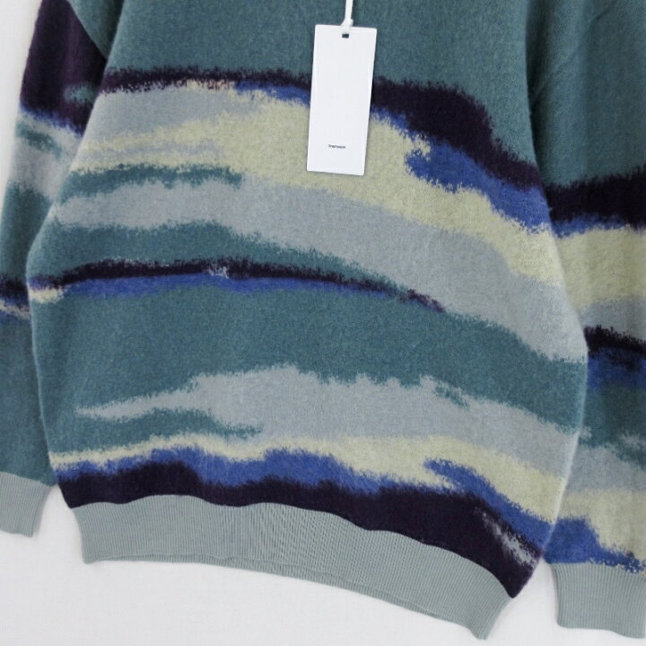 楽天市場】【中古】未使用 Graphpaper グラフペーパー Jacquard Crew 