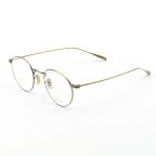 【中古】未使用 EYEVAN アイヴァン メガネフレーム Sparkle 47 23AW スパークル ボストン 日本製 AG アンティークゴールド 眼鏡 メガネ サングラス65005408