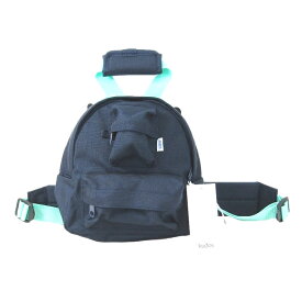 【中古】未使用 kudos クードス ショルダーバッグ MINI MINI BACKPACK ミニミニバックパック ナイロン 日本製 ネイビー バッグ 鞄61000254