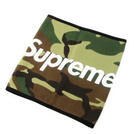 【中古】Supreme シュプリーム Fleece Neck Gaiter ネックウォーマー 15AW フリース カモ 迷彩 メンズ CAMO 28007104