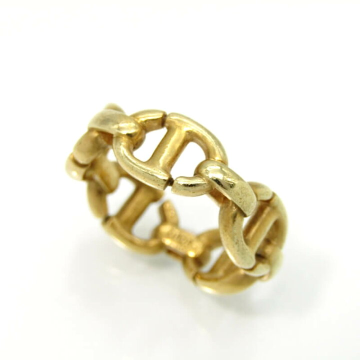 楽天市場】【中古】DIOR ディオール リング CD NAVY RING 