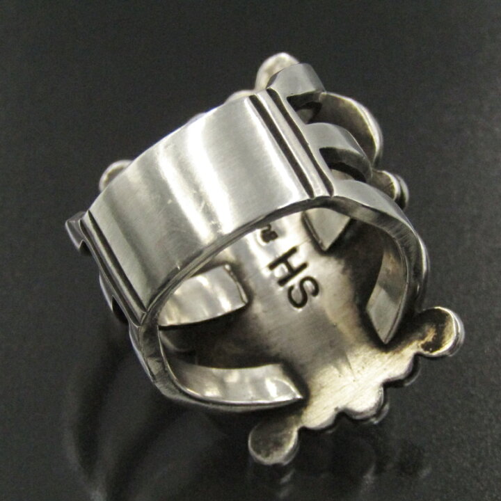 楽天市場】【中古】美品 Herman Smith ナバホ族 リング ターコイズ 