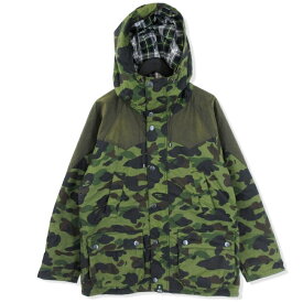 【最大5%OFFクーポン配布中】【中古】Barbour × A BATHING APE バブアー ア ベイシング エイプ CAMO BEDALE MWX1894OL31 ビデイル オイルドジャケット グリーン L SNOWBOARD JACKET 迷彩 カモフラ メンズ20018516