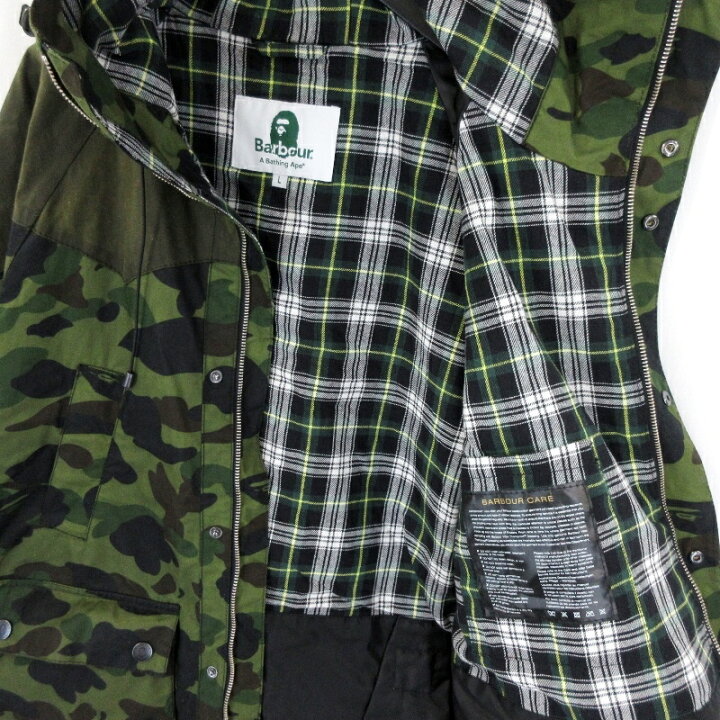 楽天市場】【中古】Barbour × A BATHING APE バブアー ア ベイシング 
