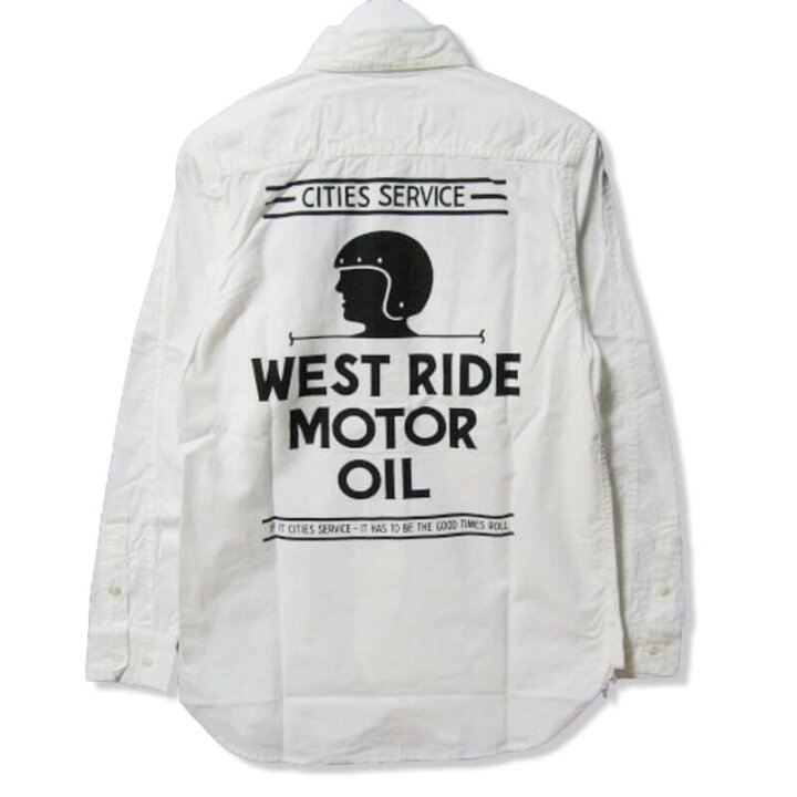 楽天市場】【中古】未使用 WEST RIDE ウエストライド 長袖ワークシャツ 
