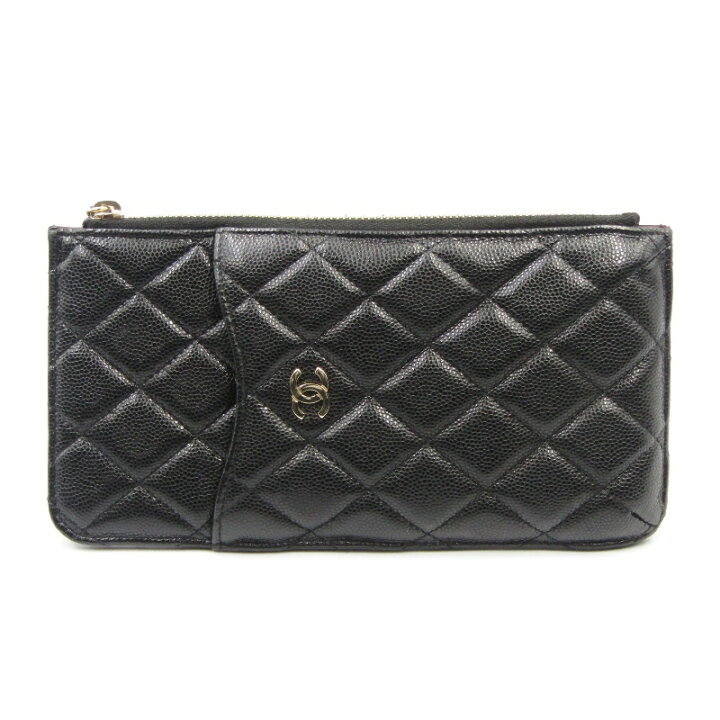 楽天市場】【中古】美品 CHANEL シャネル カードホルダー マトラッセ  