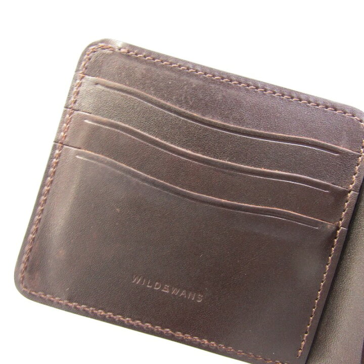 楽天市場】【中古】WILDSWANS ワイルドスワンズ 二つ折り財布 クロコ 