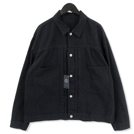 【中古】未使用 Porter Classic ポータークラシック スタインベック デニムジャケット PC-005-2861 STEINBECK DENIM JACKET 黒 L Gジャン 加工 ブラック メンズ20018548