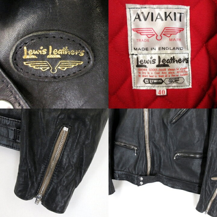 楽天市場】【中古】Lewis Leathers ルイスレザー 441T サイクロン 