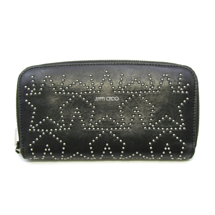 楽天市場】【中古】JIMMY CHOO ジミーチュウ 長財布 スタッズ ラウンド  