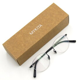 【最大10%OFFクーポン配布中】【中古】未使用 MYKITA マイキータ メガネフレーム RIN LESSRIM リン シートメタル ドイツ製 271 Silver/Indigo メガネ 眼鏡 サングラス 50017695