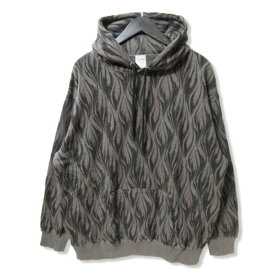 【中古】CALEE キャリー フェザーパターン プルオーバーパーカー CL-23AW019 FEATER PATTERN PULLOVER HD CHARCOAL XL メンズ27105898