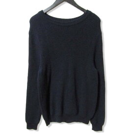 【中古】SOPHNET. ソフネット リブ クルーネックニット SOPH-167114 16AW RIB CREW NECK KNIT セーター ネイビー M メンズ27105900