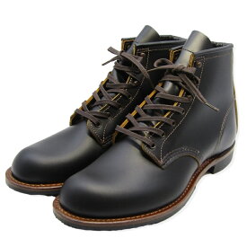 【最大10%OFFクーポン配布中】【中古】未使用 REDWING レッドウィング US9.5D 27.5cm ベックマン 9060 茶芯 フラットボックス プレーントゥ 黒 クロンダイク Beckman Flatbox ブラック ラウンドトゥ ワークブーツ 先芯なし ブーツ35003160