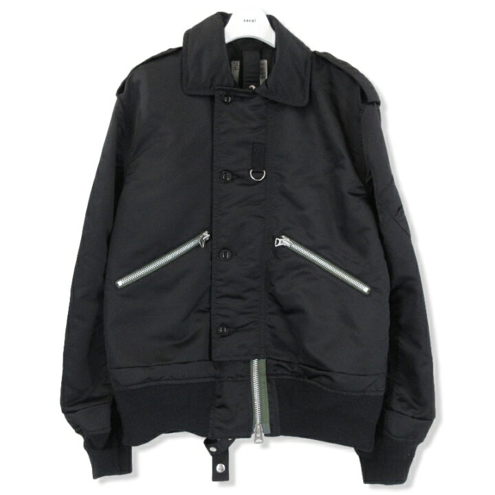 楽天市場】【中古】sacai サカイ ナイロン ツイル ブルゾン 23-03164M  