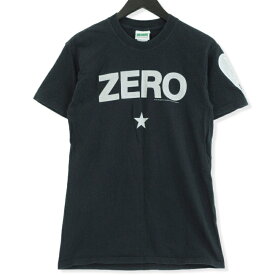 【中古】ヴィンテージ バンドTシャツ スマッシング パンプキンズ THE SMASHING PUMPKINS ZERO CINDER BLOCK メキシコ製 ブラック 黒 S 2001 ダブルステッチ 半袖Tシャツ メンズ70015559