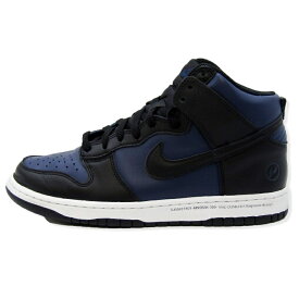 【最大10%OFFクーポン配布中】【中古】美品 FRAGMENT DESIGN × NIKE ナイキ 27.5cm DUNK HI/F DJ0383-400 フラグメントデザイン ダンク MIDNIGHT NAVY BLACK WHITE ミッドナイトネイビー TOKYO トウキョウ ハイカット スニーカー35003180