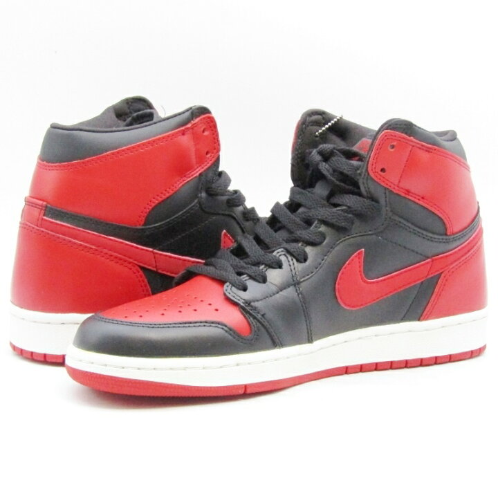 楽天市場】【中古】美品 NIKE ナイキ 27.5cm AIR JORDAN 1 RETRO BRED 