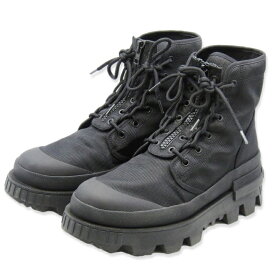 【最大10%OFFクーポン配布中】【中古】美品 4 MONCLER x HYKE モンクレール ジーニアス 44 レースアップブーツ 23SS DESERTYX ANKLE BOOTS H2 09K ブラック 黒 4F00010 M2541 ハイク GENIUS ファイアーマンブーツ ブーツ22000823