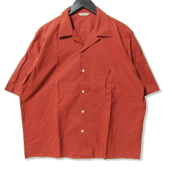 楽天市場】【中古】AURALEE オーラリー 半袖オープンカラーシャツ 