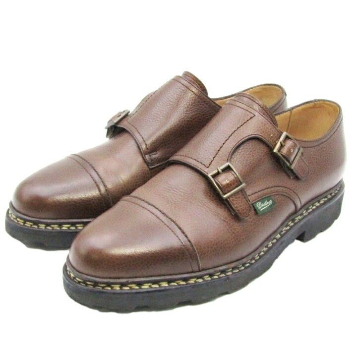 楽天市場】【中古】Paraboot パラブーツ UK7.5 ダブルモンクストラップ 