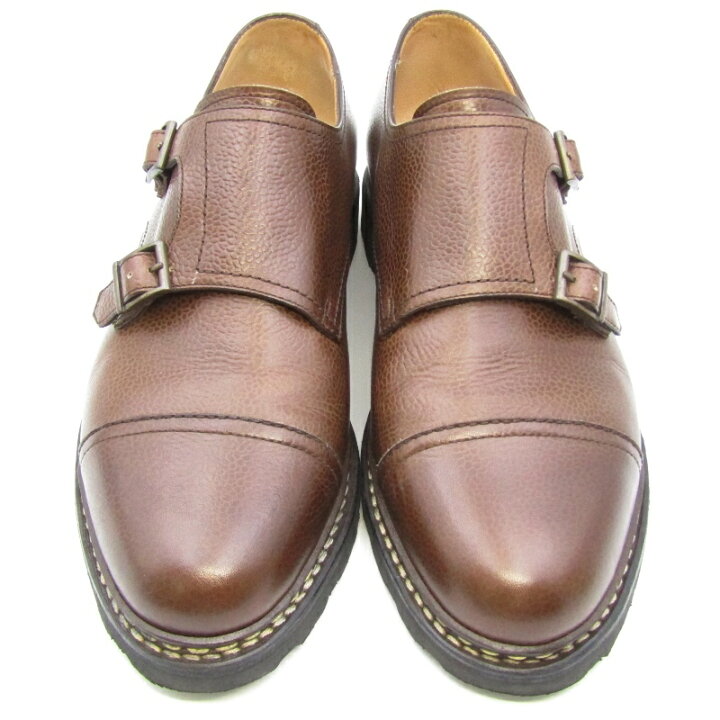 楽天市場】【中古】Paraboot パラブーツ UK7.5 ダブルモンクストラップ 